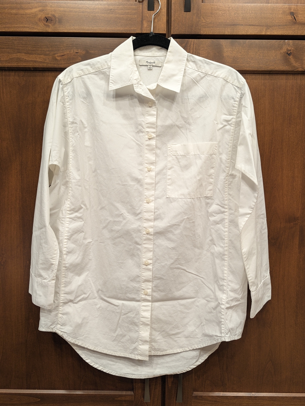 Madewell Women's White Button Down Dress Shirt Size Small